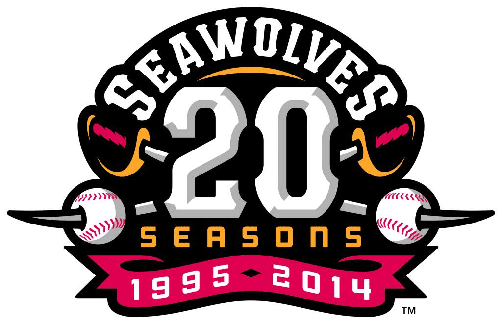 Erie SeaWolves 2014 Anniversary Logo iron on transfers for clothing